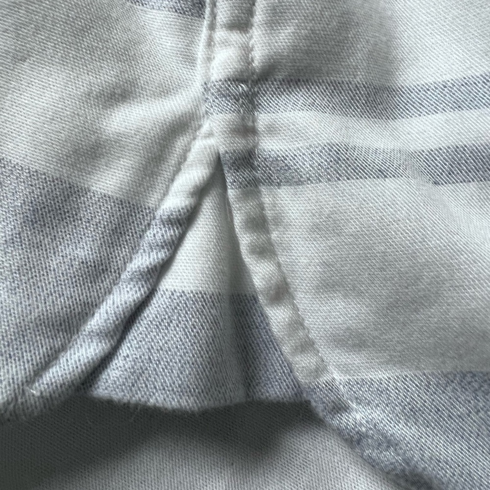 BARBOUR and Sons Tailored Fit cotton blue white striped button-up shirt XL - Picture 12 of 14